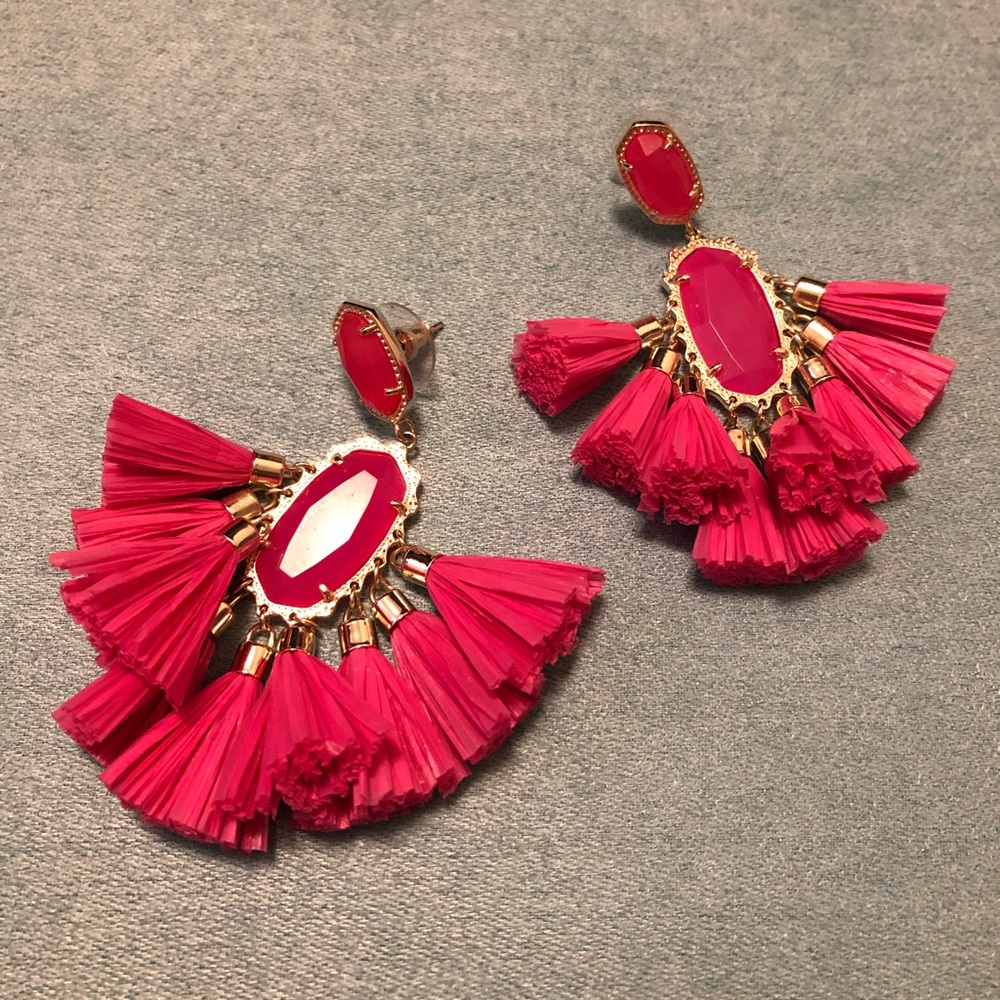 Kendra Scott Pink Statement Earrings